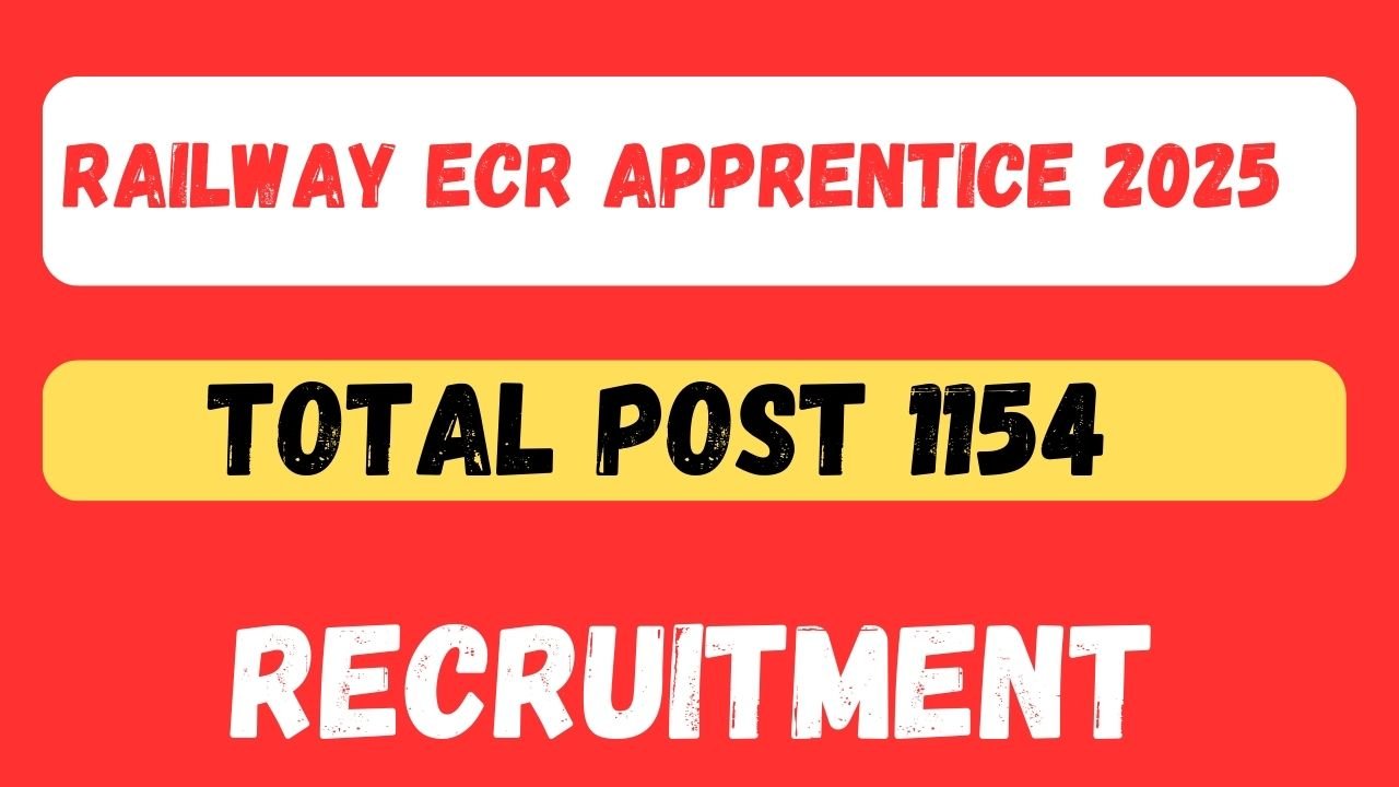 Railway RRC ECR Apprentice Online Form 2025