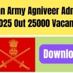 Indian Army Agniveer Admit Card 2025