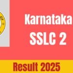 Karnataka SSLC 2 Exam Result 2025