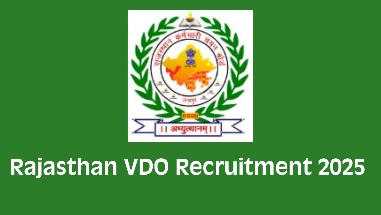 Rajasthan VDO Recruitment 2025