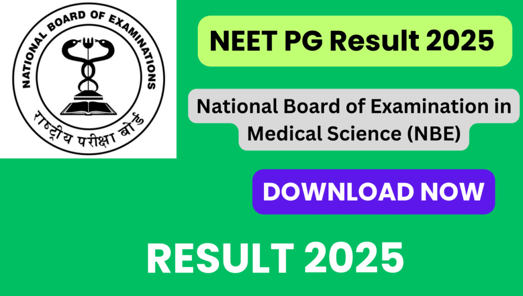 NEET PG Result 2025